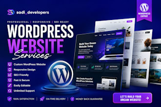 develop an SEO ready wordpress website
