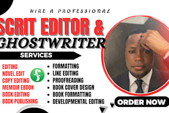 ghostwrite movie script, short film scripts screenplay writing, feature film