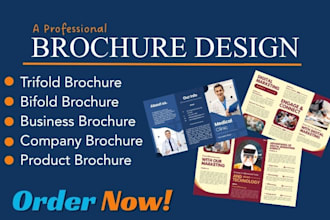 trifold brochure, bifold, business brochure, company brochure, brochure design