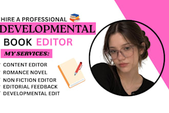 developmental edit non fiction romance novel content with accurate feedback