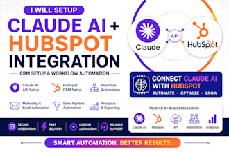 setup claude hubspot integration claude ai hubspot API CRM workflow automation