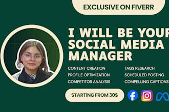 manage your social media and design appealing creatives
