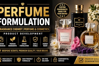 perfume formulation fragrance chemist perfume cosmetics product development