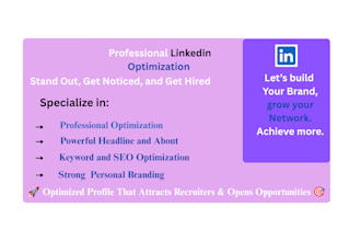 optimized your linkedin profile for recruiter and job search