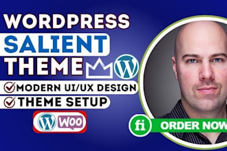 salient wordpress theme customization, bridge, enfold expert, bugs fixing, porto
