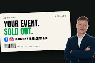 facebook and instagram ads that sell tickets for your event