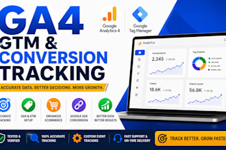 do ga4, google analytics 4 and GTM conversion tracking setup