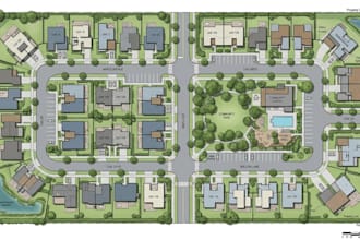 draw site plan for city permit, plot plan, property site plan