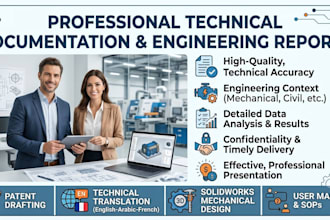 write professional technical documentation and engineering reports