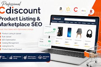 create cdiscount product listing marketplace product SEO upload optimization