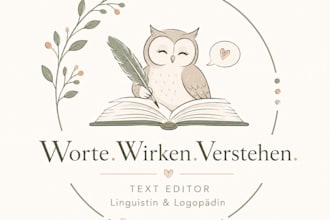 proofread and improve your german texts