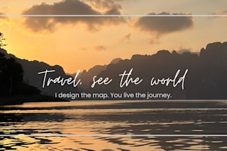 plan your perfect travel itinerary, tailored to you