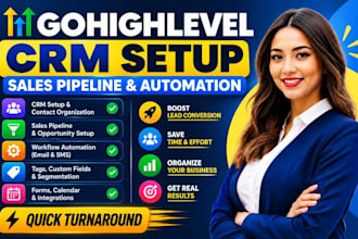 setup gohighlevel CRM ghl sales pipeline ghl workflows gohighlevel opportunity