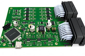 design automotive ecu pcb, can bus obd and industrial control board
