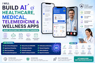 build ai healthcare, medical, telemedicine, and wellness apps