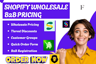 setup shopify wholesale b2b pricing sami bss sparklayer wholesale pro b2bridge