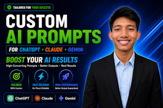 create custom ai prompts for business and marketing
