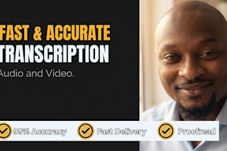 transcribe audio and video accurately
