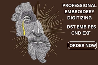 digitize image for embroidery do professional embroidery digitizing in 1 hour