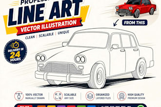 draw manual vector line art instruction manual