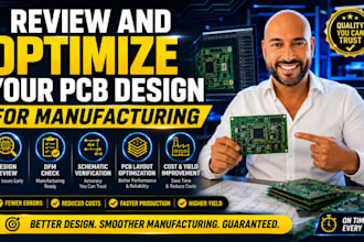 review and optimize your pcb design for manufacturing