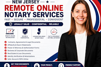 perform new jersey remote notarization for contracts and legal paperwork