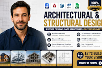 create structural drawings, beam, column, slab foundation design for new mexico