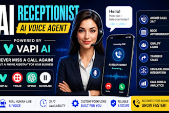 build ai receptionist ai voice agent vapi ai phone assistant for your business