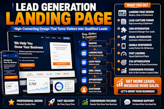 design a high converting lead generation landing page that converts