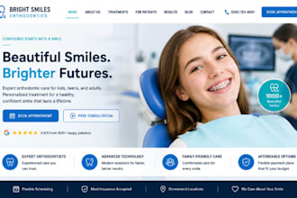 design wix orthodontist website orthodontic treatment family orthodontic website