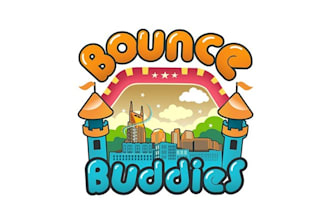 design extraordinary super bounce buddies logo