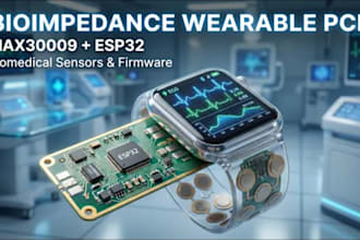 wearable health monitoring device with pcb, sensors and firmware esp32