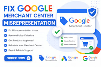 fix shopify google merchant center misrepresentation issue