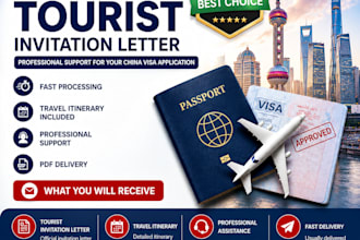 provide a chinese tourist invitation letter