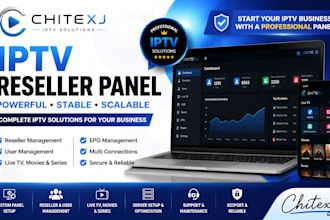 build reseller panel, reseller dashboard and server, player, strong8k, dream4k