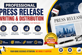 do press release distribution and press release writing