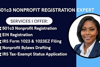 do 501c3 nonprofit registration, ein, tax exempt, bylaws, form 1023ez