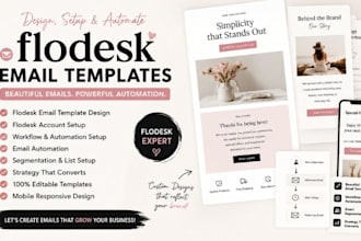 design flodesk email templates, flodesk account setup, workflow, automation