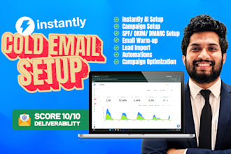 setup instantly ai for cold email outreach and b2b lead generation