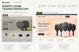 design a converting shopify website for you