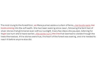 line edit your manuscript