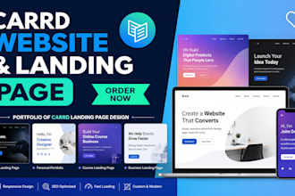 design carrd landing page website carrd one page portfolio online optimization