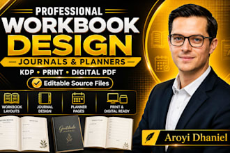 do workbook design journal formatting and planner design for KDP