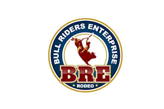design exclusive bull riders rodeo logo