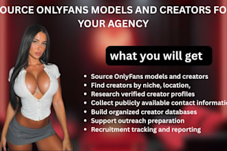 source onlyfans models and creators for your agency