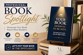 promote your book with a professional book spotlight