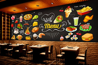 design custom wall mural wallpaper office wall art and decals