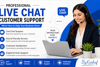 provide professional live chat customer support
