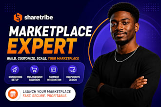 build sharetribe marketplace, sharetribe flex, go or multivendor website