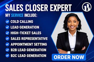 provide cold calling, lead generation, and sales closing